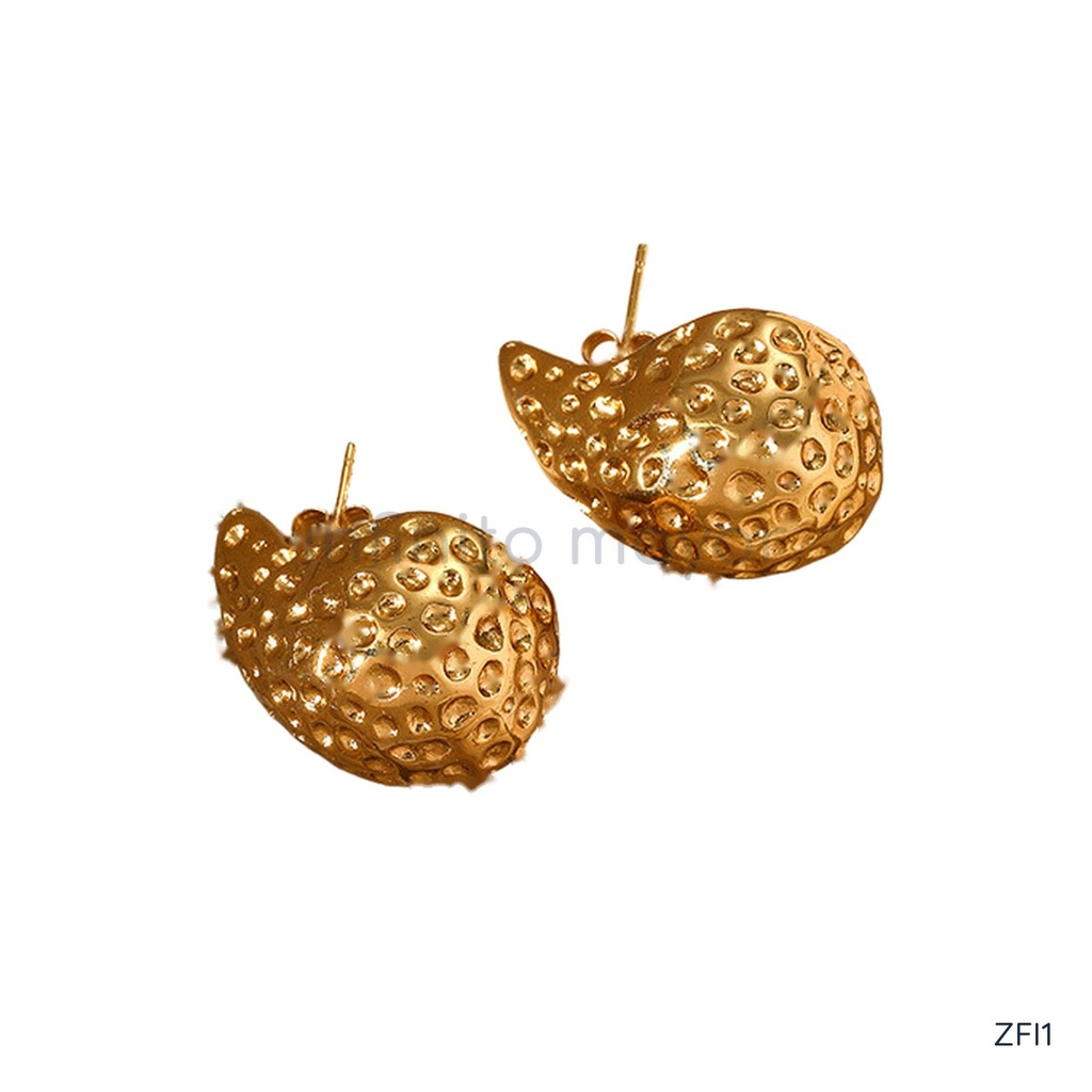 [ZFI1] Aretes con perla de acero inoxidable 316L