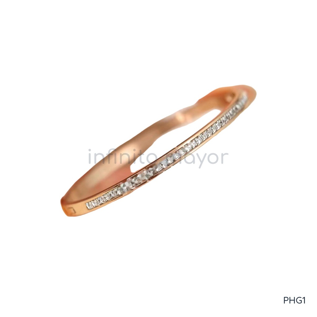 [PHG1] Pulsera de acero inoxidable 304 con baño de oro y recubrimiento PVD