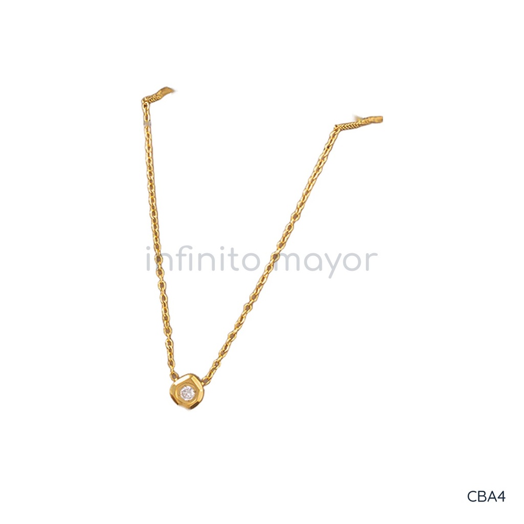 [CBA4] Collar de acero inoxidable 304 con baño de oro y recubrimiento PVD · NH47235623