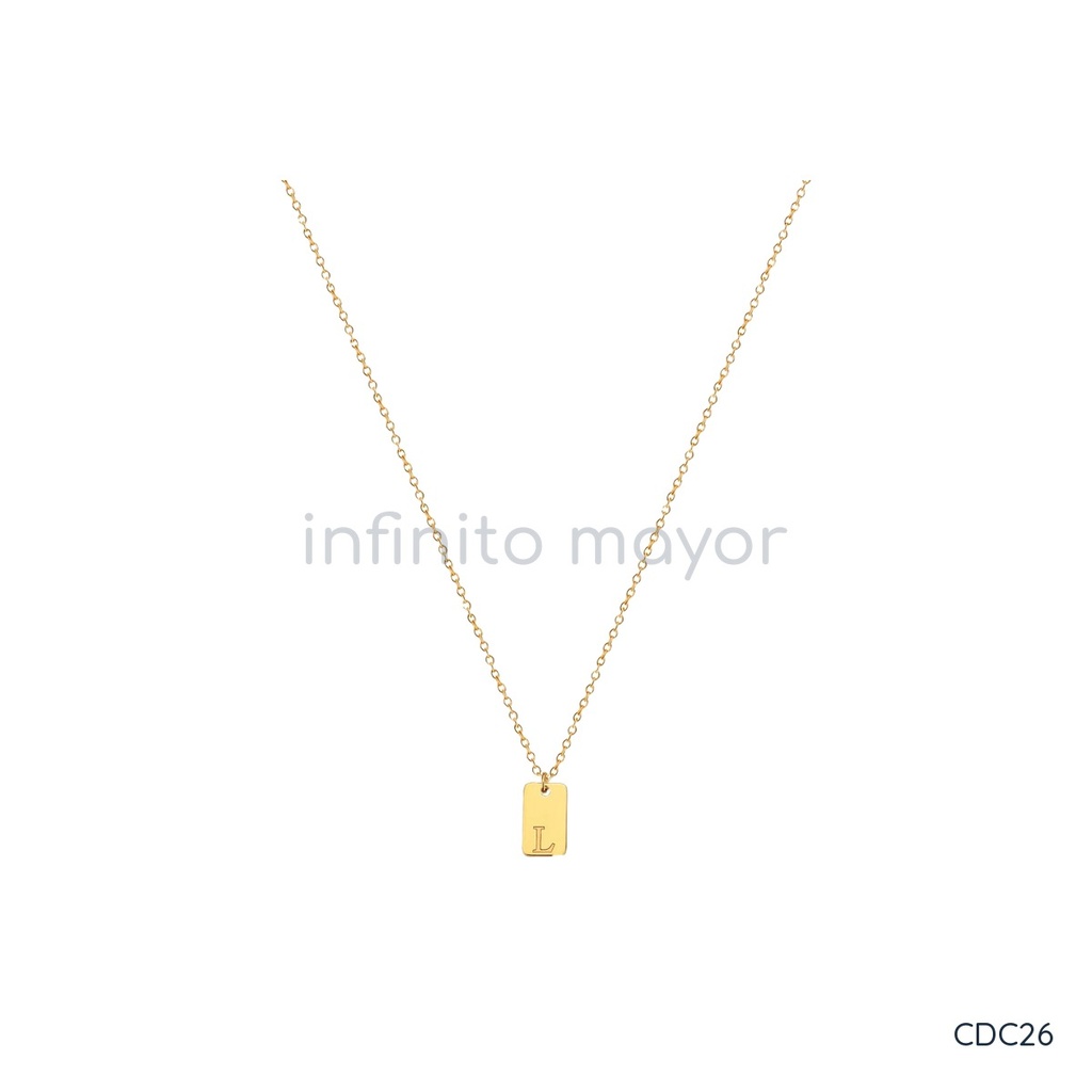 [CDC26] Collar de acero inoxidable 304 con recubrimiento PVD y chapado en oro 18k · NH51546609
