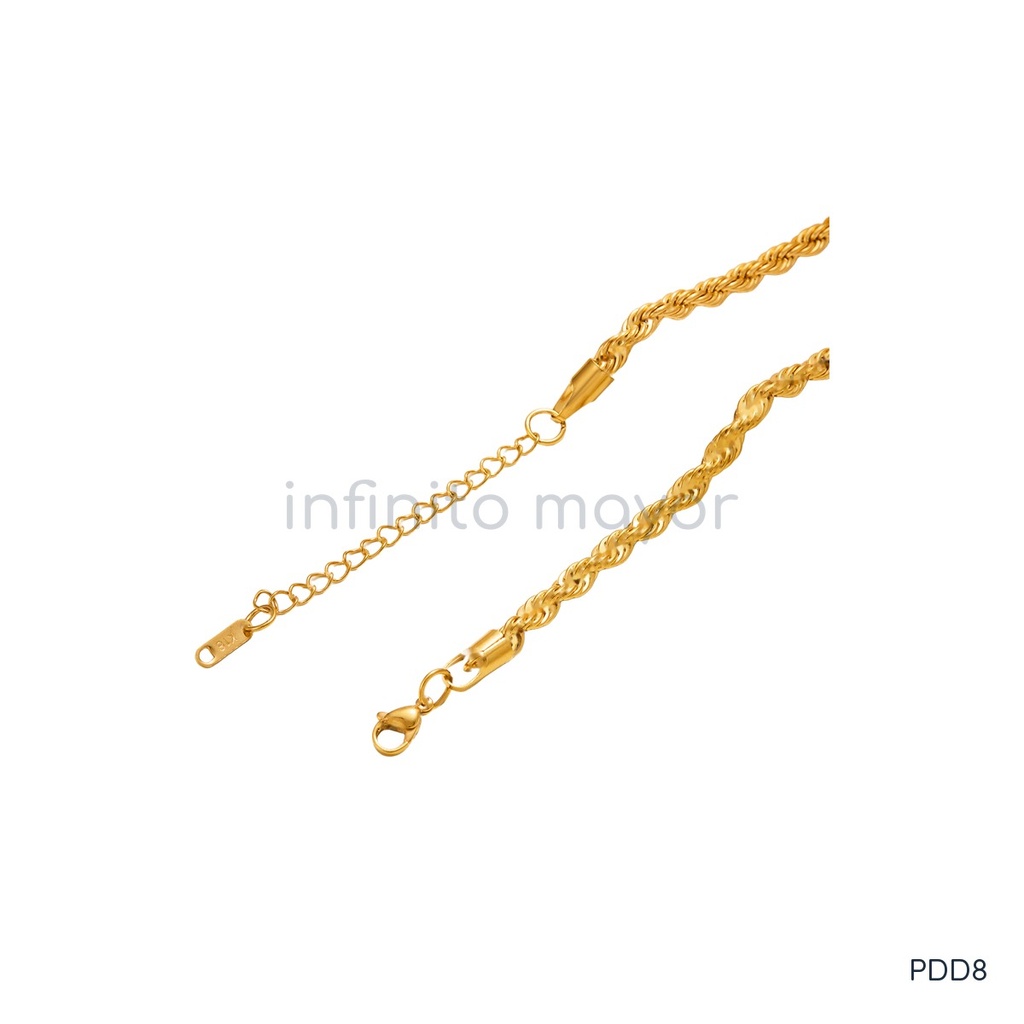 [PDD8] Pulsera de diseño geométrico en acero inoxidable 316L