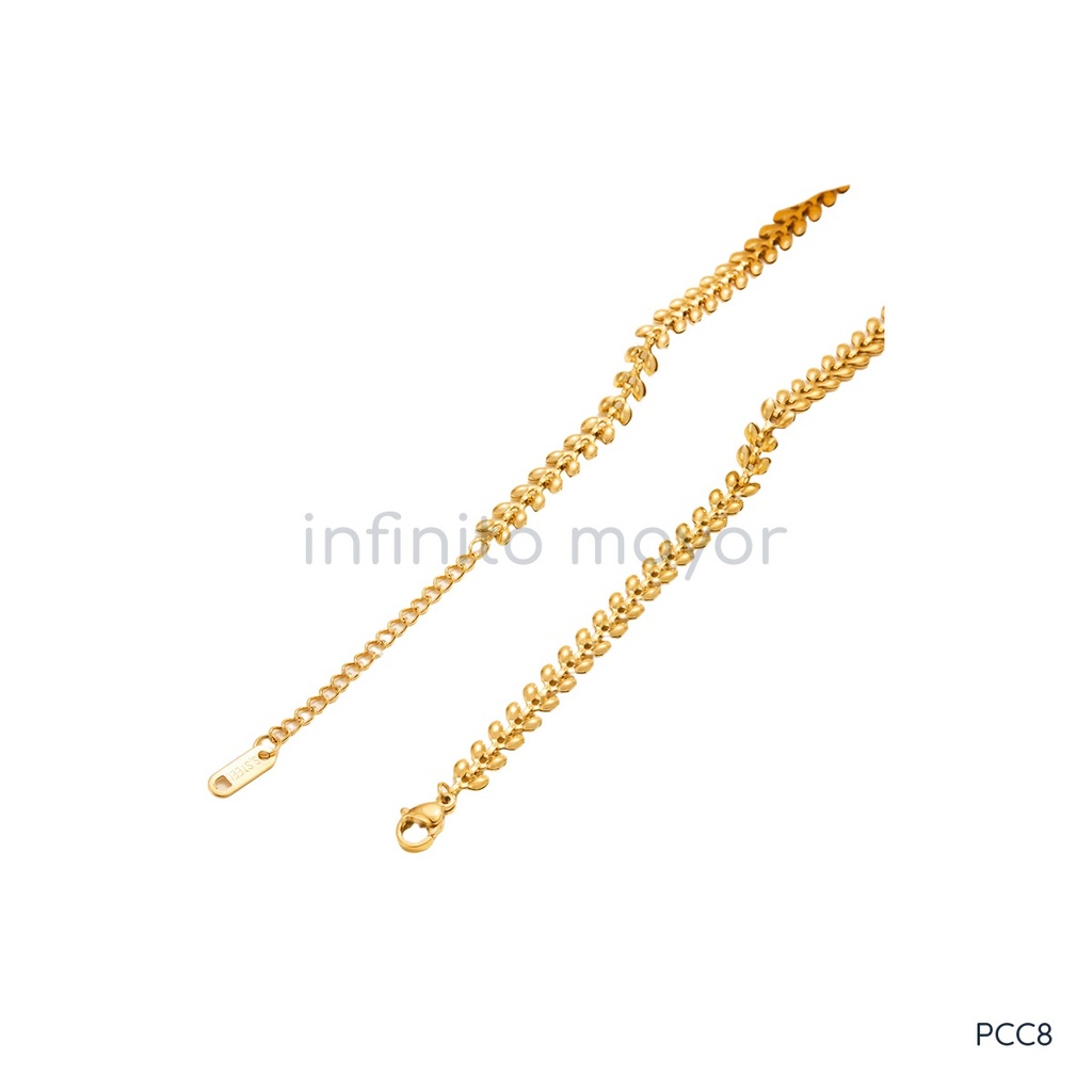 [PCC8] Pulsera de diseño geométrico en acero inoxidable 316L