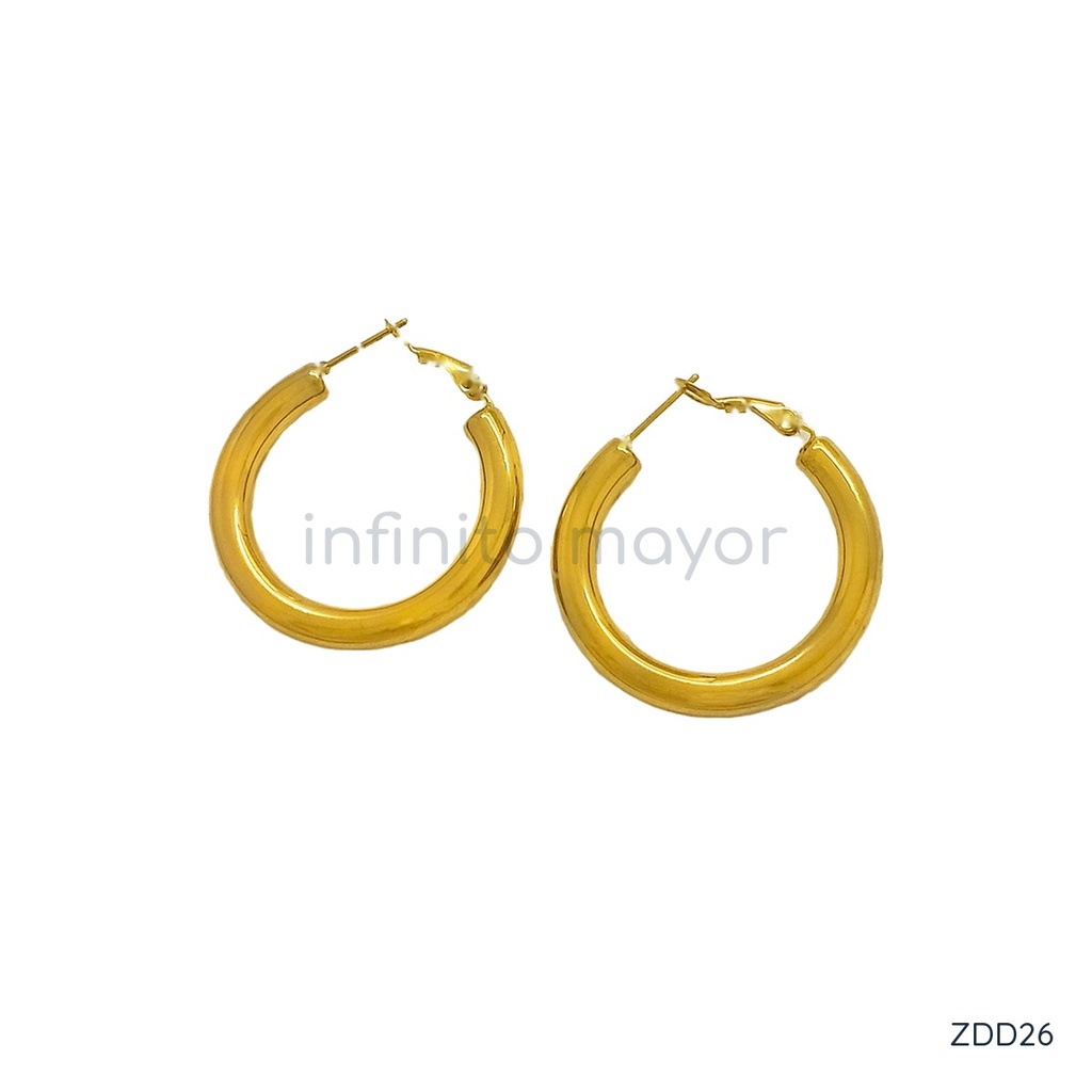 [ZDD26] Aretes de círculos en acero inoxidable 304 con recubrimiento PVD