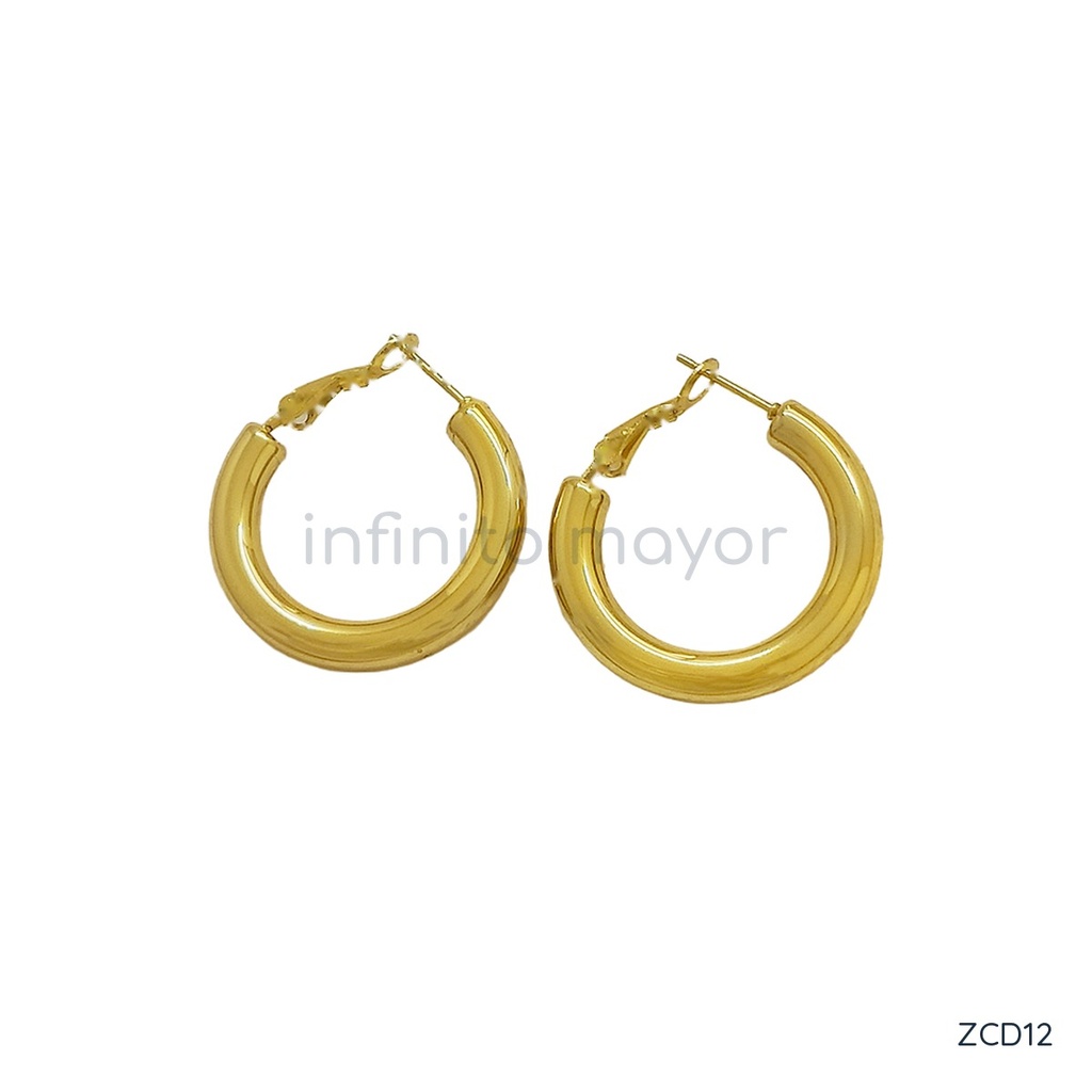[ZCD12] Aretes de círculos en acero inoxidable 304 con recubrimiento PVD