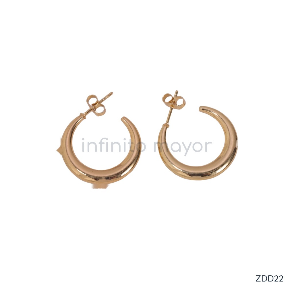 [ZDD22] Aretes con estrella de acero inoxidable 316L con chapado en oro 18k y electrochapado al vacío