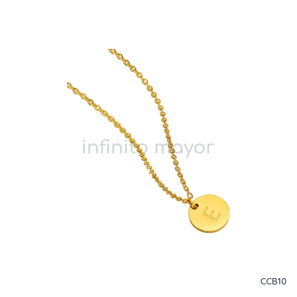 [CCB10] Collar de acero inoxidable 304 con recubrimiento PVD y chapado en oro 18k · NH36954065
